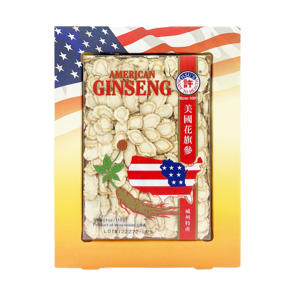 【许氏全球购】花旗参中号规格片4盎司