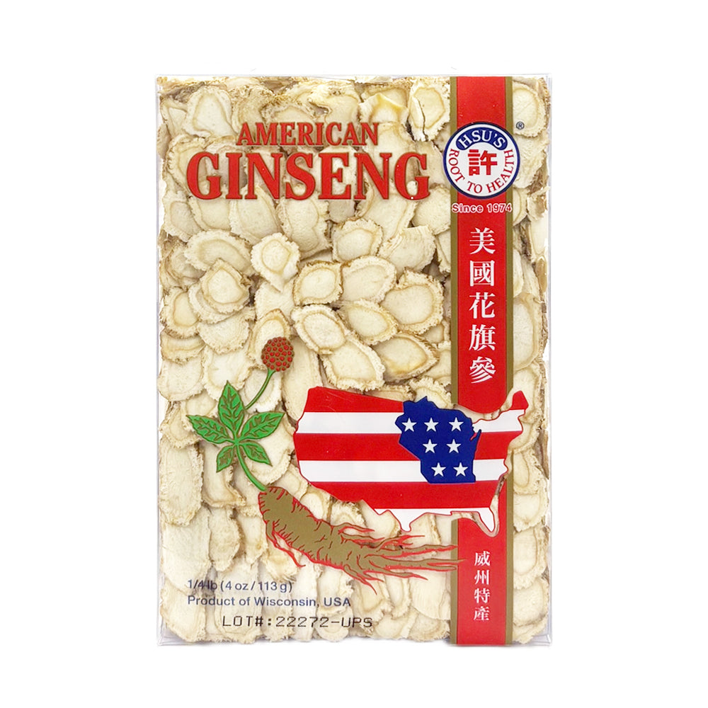 【许氏全球购】花旗参中号规格片4盎司