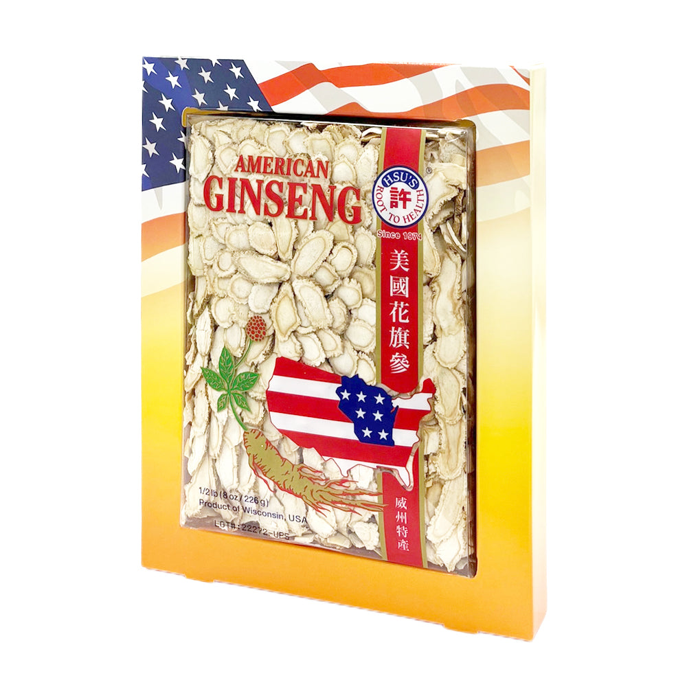 【许氏全球购】花旗参中号规格片8盎司