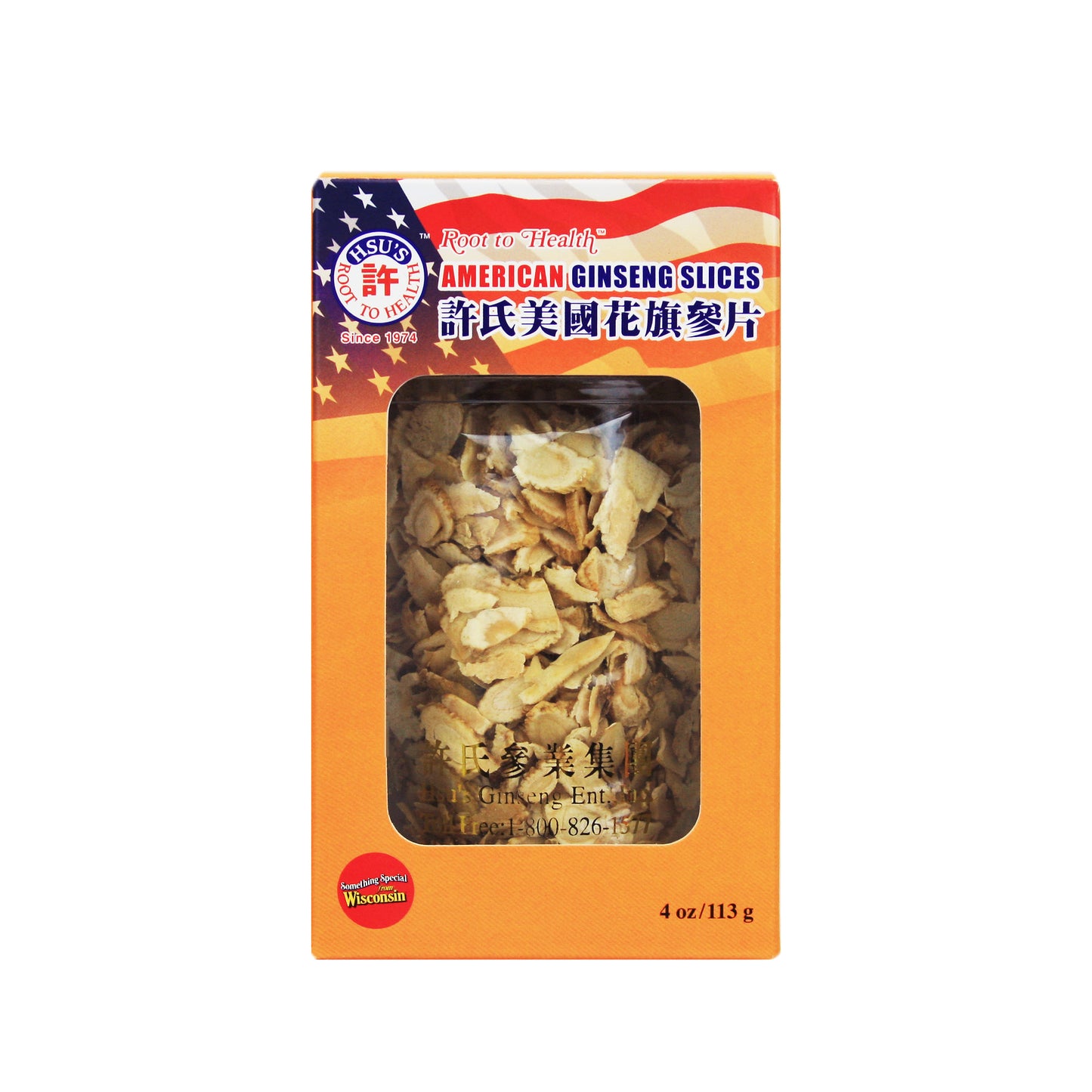 【许氏全球购】花旗参中小混合片4盎司