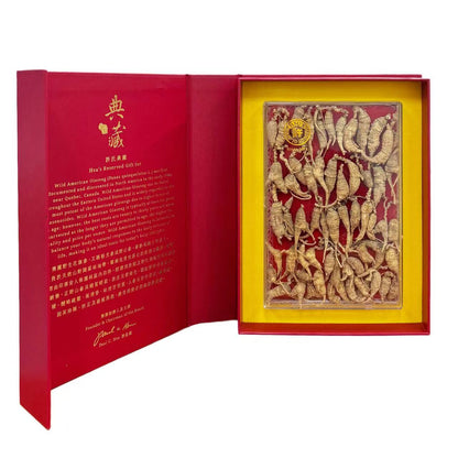 【许氏全球购】特选有芦野生花旗参10年以上大号2盎司典藏礼盒