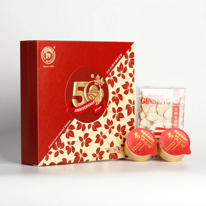 【许氏全球购】许氏50周年庆限定版礼盒 - 中号规格参片+小罐片