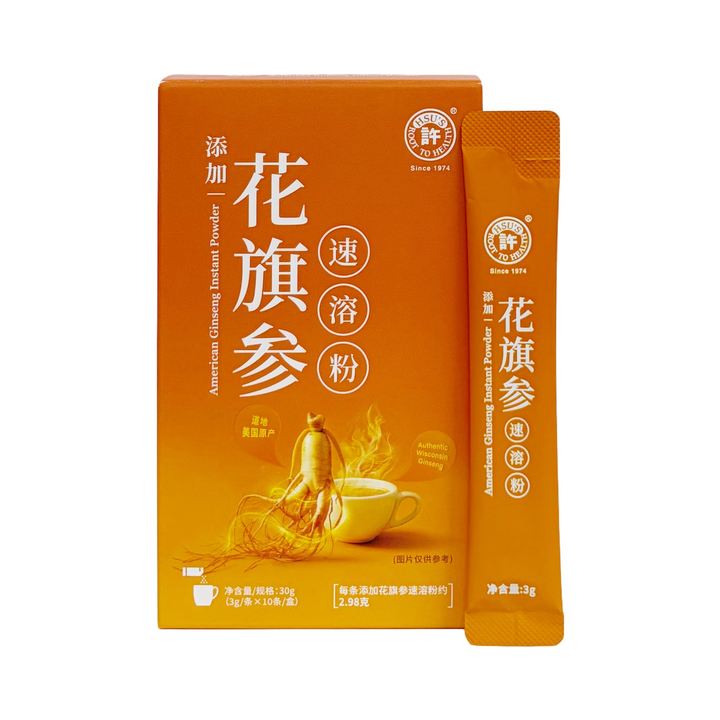【许氏全球购】花旗参速溶粉